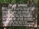 Blue Spring was several miles away down a very rough dirt road.
